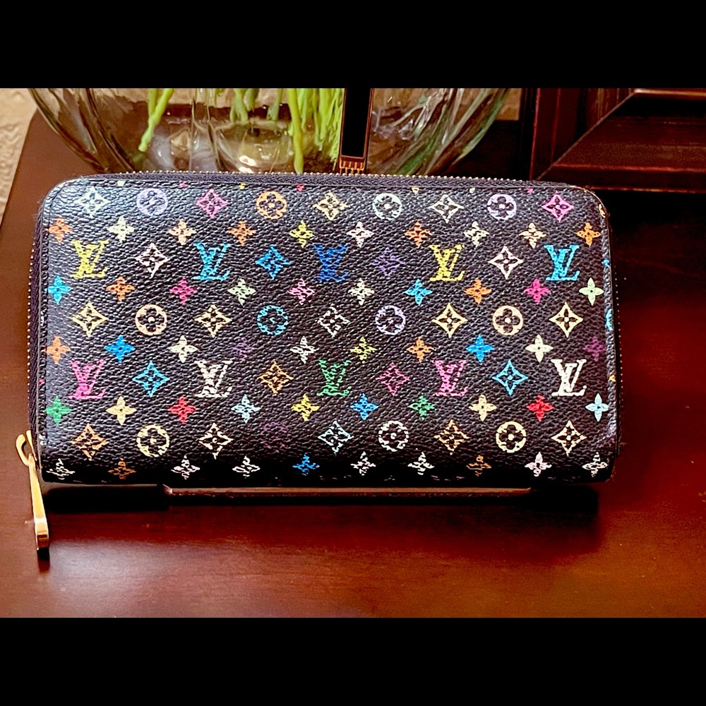 LOUIS VUITTON MULTICOLOR ZIPPY WALLET
